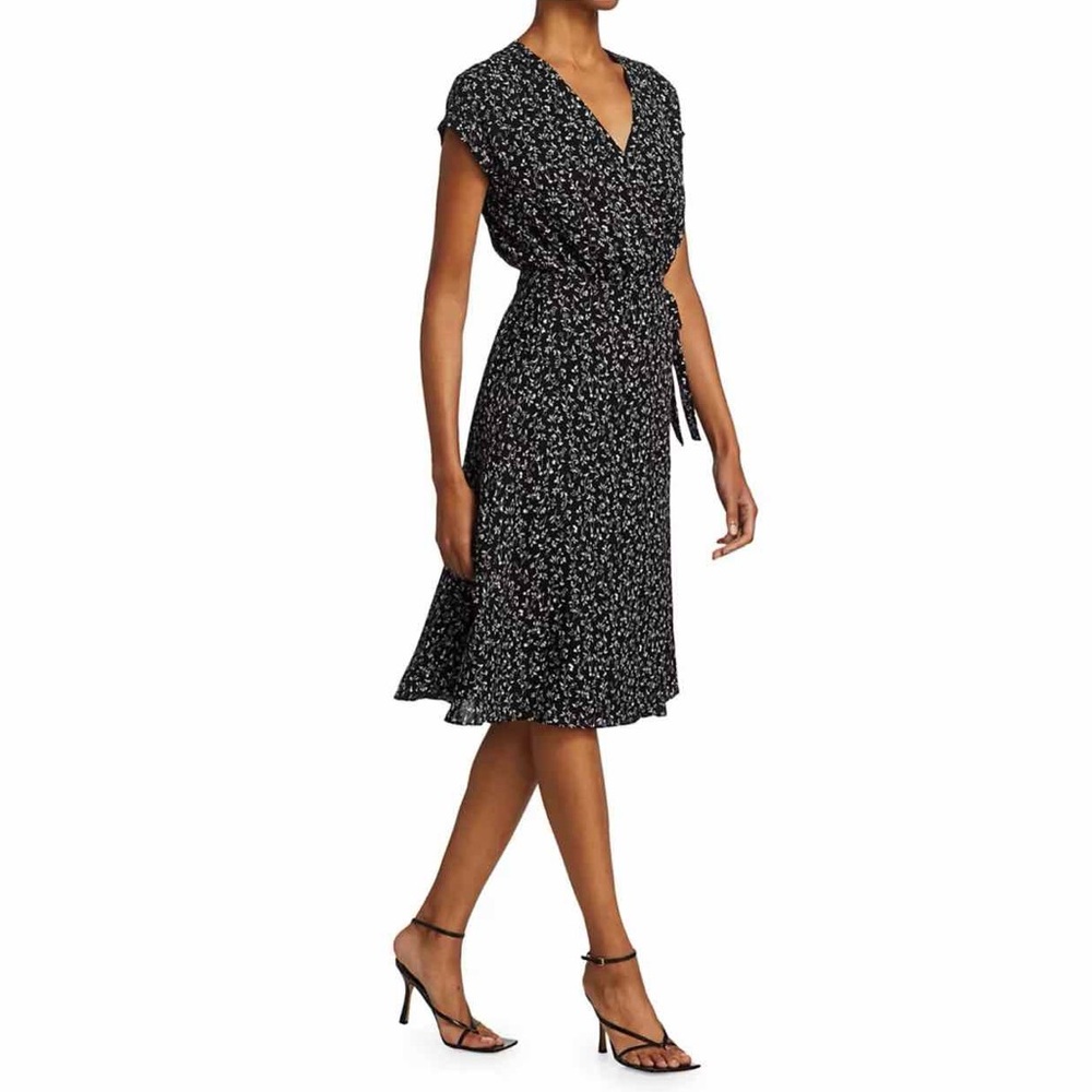 Joie Bethwyn Floral Silk Wrap Dress